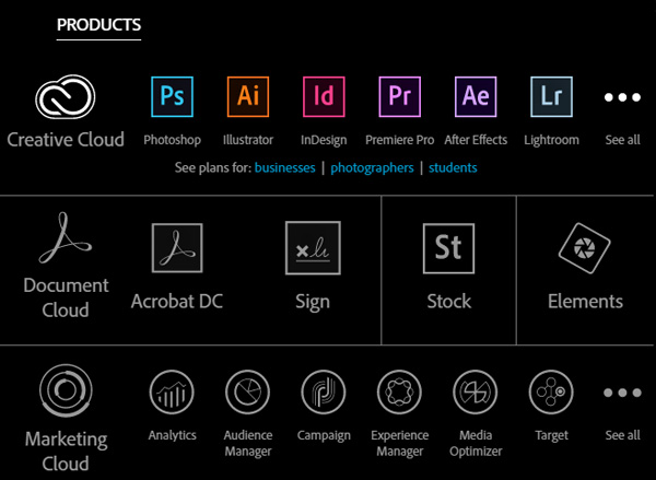 adobe-products