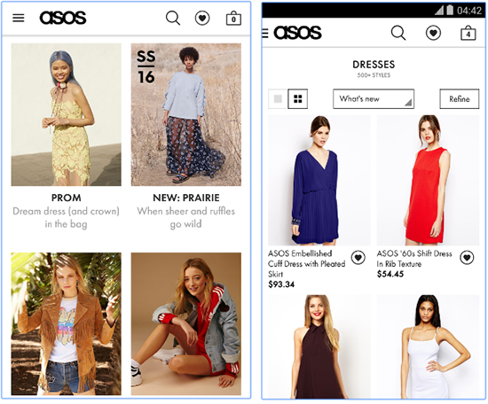 Asos Mobile App