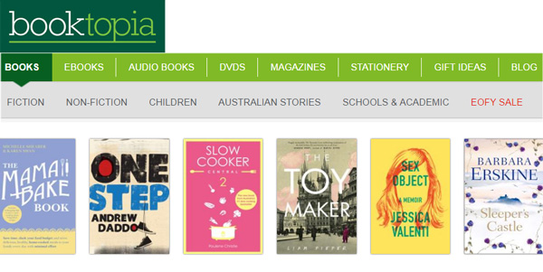 Booktopia Homepage Image
