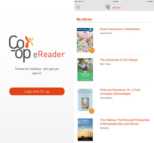 Co-op mobile app