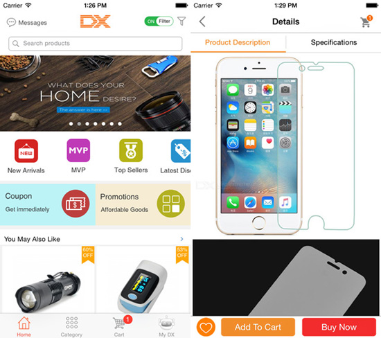 DealExtreme Mobile App