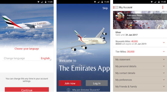 Emirates Mobile App