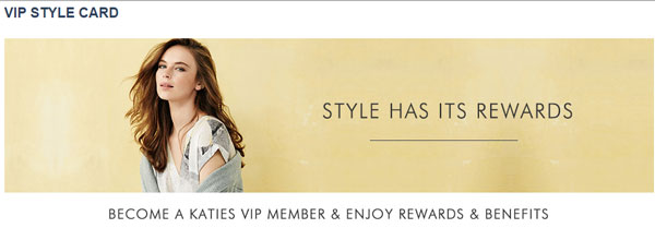 Katies reward program