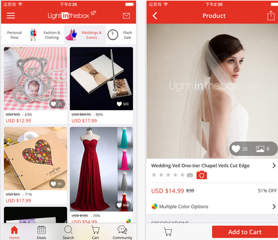 Light In The Box mobile app