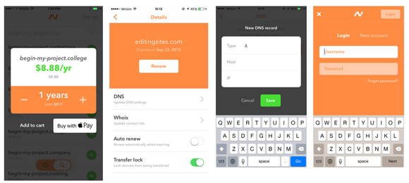 Namecheap Mobile App