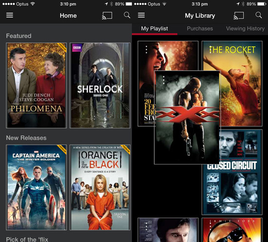 Quickflix Mobile App