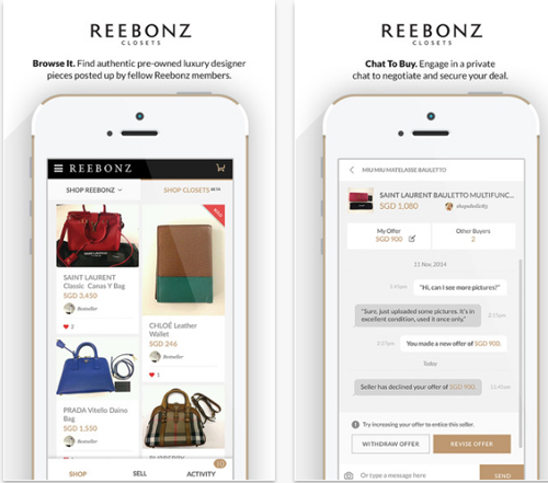 Reebonz mobile app