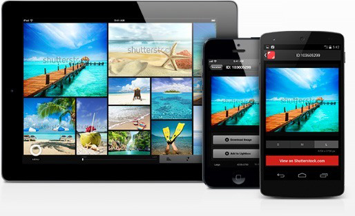 Shutterstock mobile app
